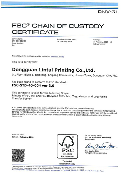 Certificates